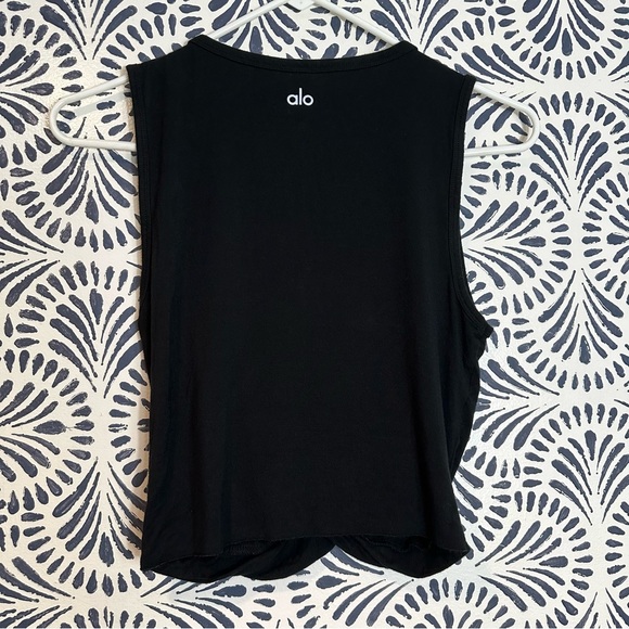 Alo Yoga Black Cover Tank Top - Picture 8 of 12
